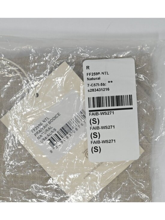 Faithfull The Brand Praiyah Bodice in Natural - Picture 2 of 3